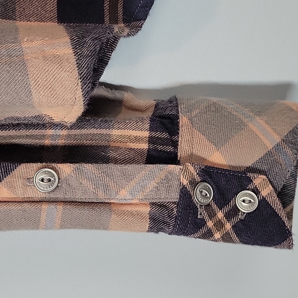 Rag & Bone Cruz Shirt Classic Fit Pink Plaid Flannel - Picture 5 of 10